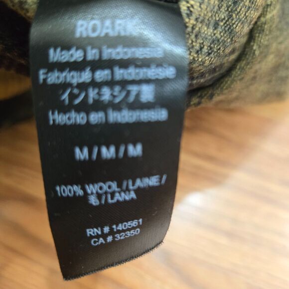 Roark x Pendleton Shirt Mens M Shadow Plaid Wool Snap Classic Fit Norseman EUC - Picture 13 of 15